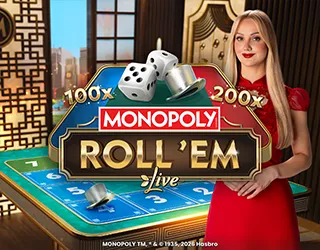 MONOPOLY Roll em - BETPLAY138